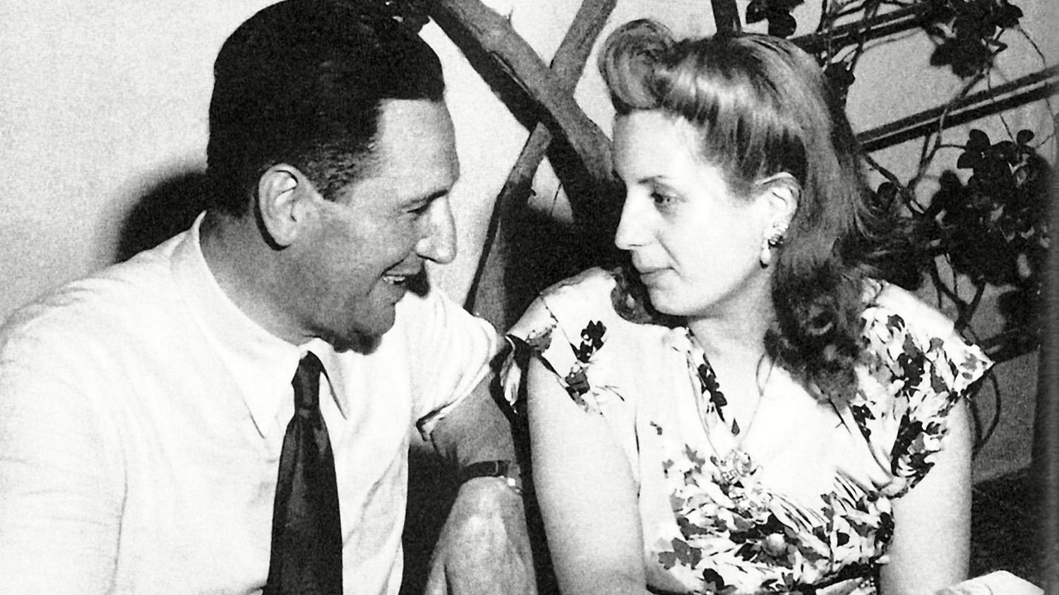 Juan Domingo Perón y Eva Duarte